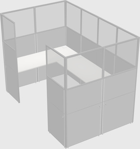 Cabine en u
