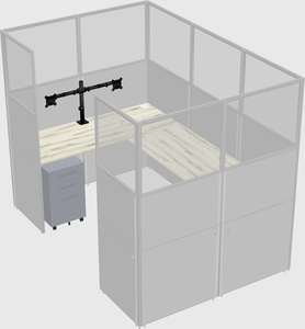 Cabine en u