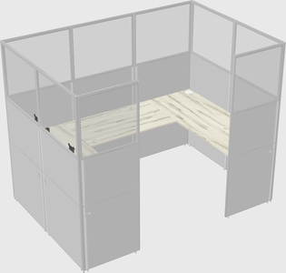 Cabine en u