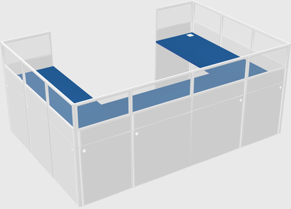Cabine en u
