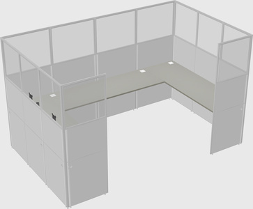 Cabine en u