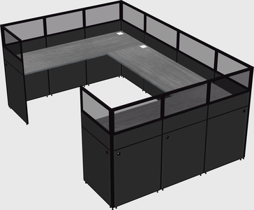 Cabine en u