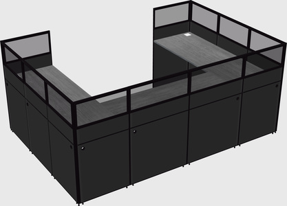 Cabine en u