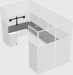 Cabine en u