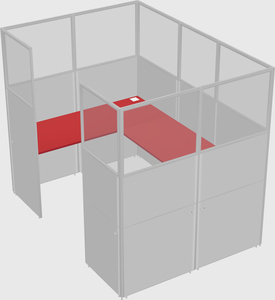 Cabine en u