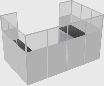 Cabine en u