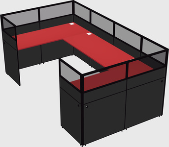 Cabine en u