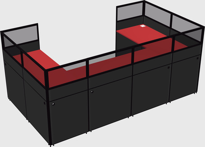 Cabine en u