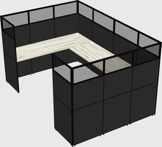 Cabine en u