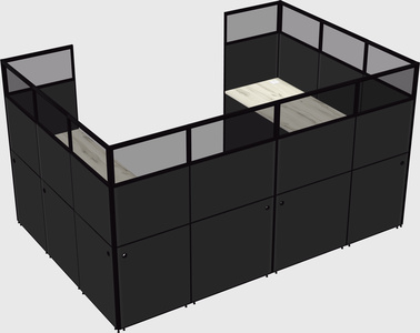 Cabine en u