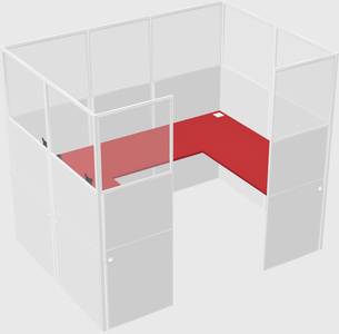 Cabine en u