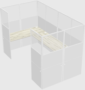 Cabine en u