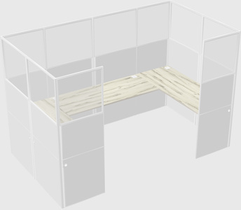Cabine en u