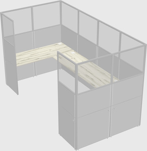 Cabine en u