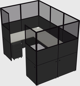 Cabine en u