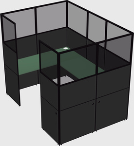 Cabine en u
