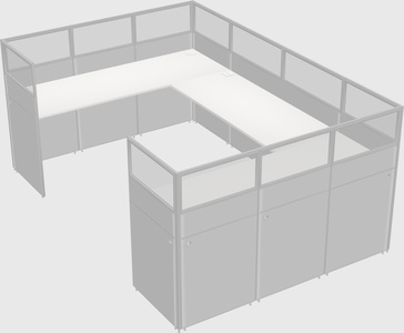 Cabine en u