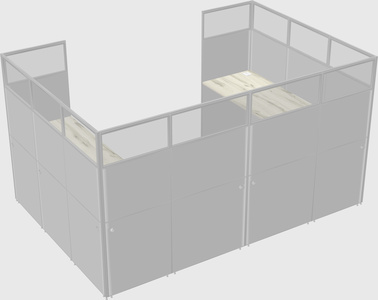 Cabine en u