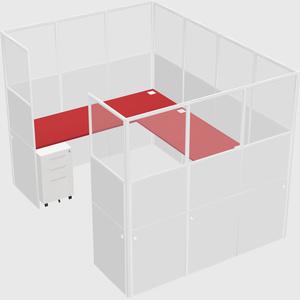 Cabine en u