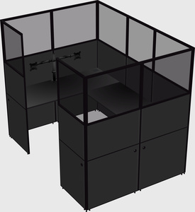 Cabine en u