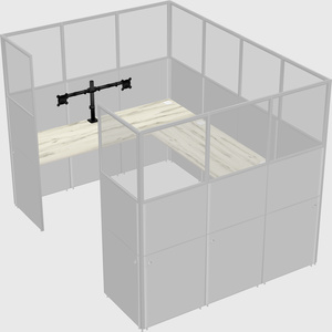 Cabine en u