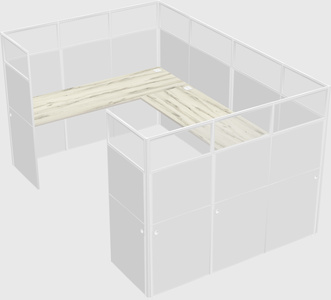 Cabine en u
