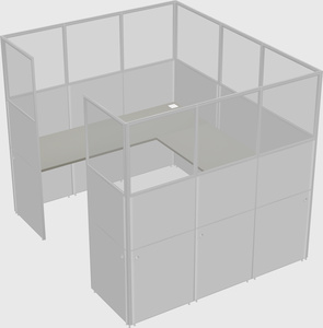 Cabine en u