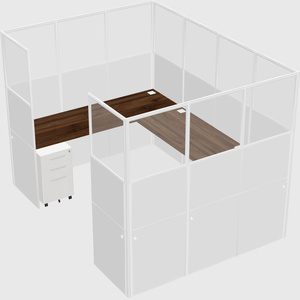 Cabine en u