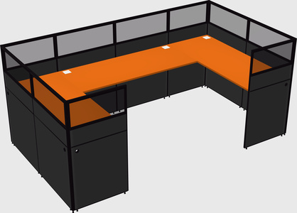Cabine en u