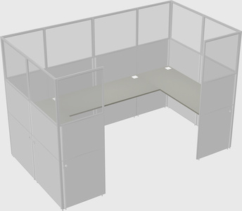 Cabine en u