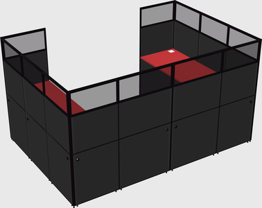 Cabine en u