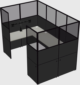 Cabine en u