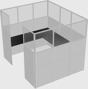 Cabine en u
