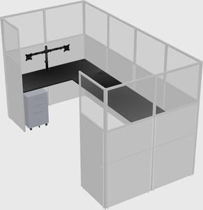 Cabine en u
