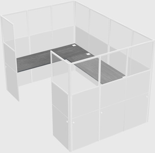Cabine en u