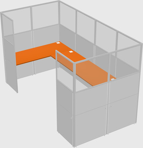 Cabine en u