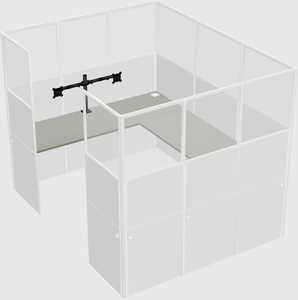Cabine en u
