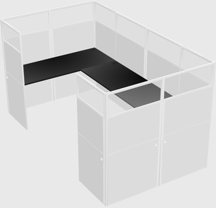 Cabine en u
