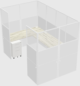 Cabine en u