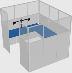 Cabine en u