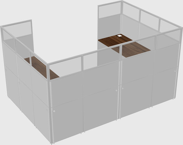 Cabine en u