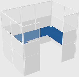 Cabine en u