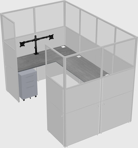 Cabine en u