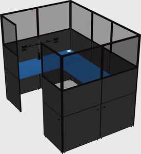 Cabine en u
