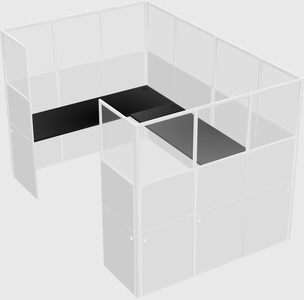 Cabine en u