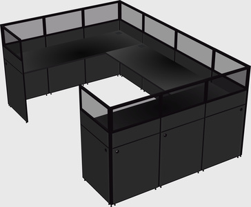 Cabine en u