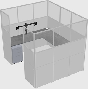 Cabine en u