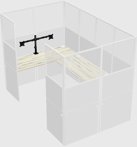 Cabine en u