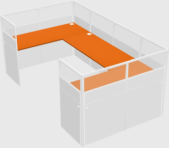 Cabine en u