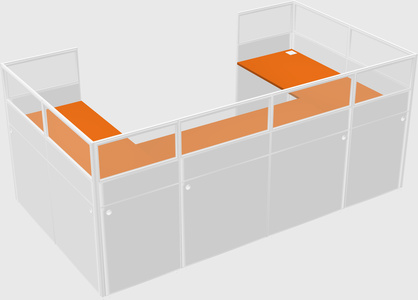 Cabine en u
